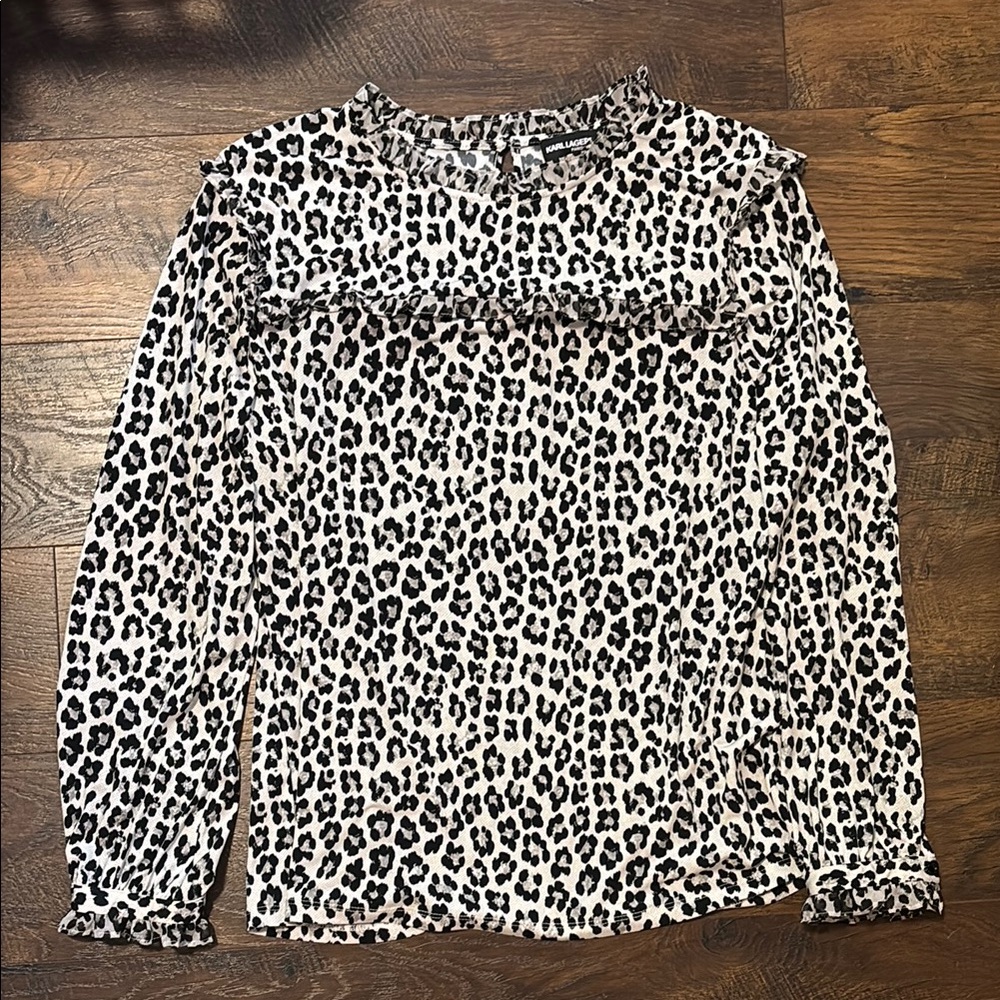 Leopard Print Women's Top